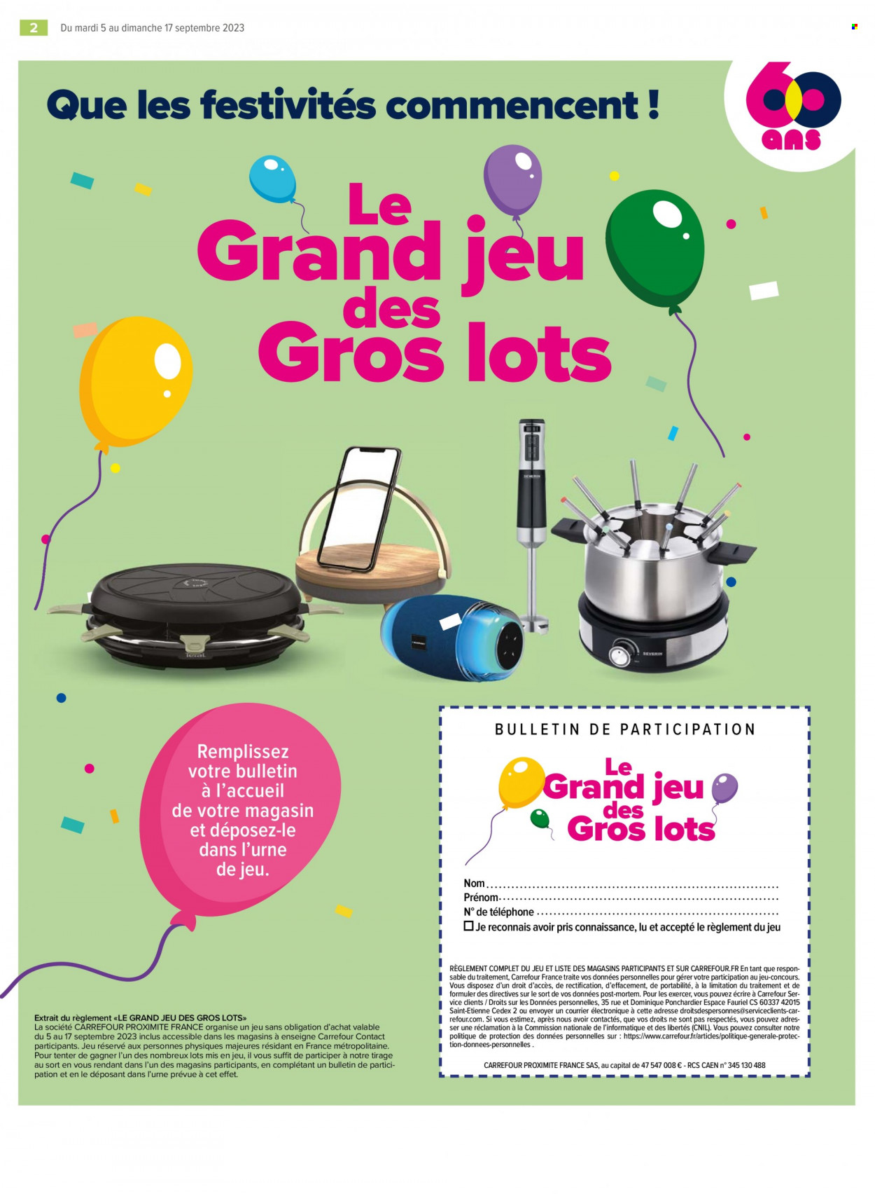 Catalogue Carrefour Contact - 05/09/2023 - 17/09/2023. Page 2