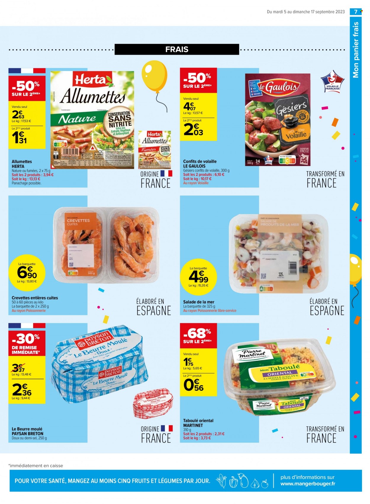Catalogue Carrefour Contact - 05/09/2023 - 17/09/2023. Page 7