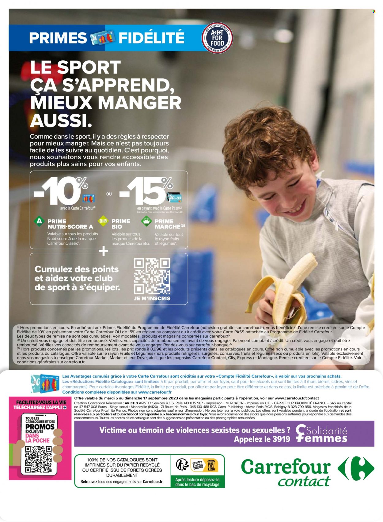 Catalogue Carrefour Contact - 05/09/2023 - 17/09/2023. Page 20