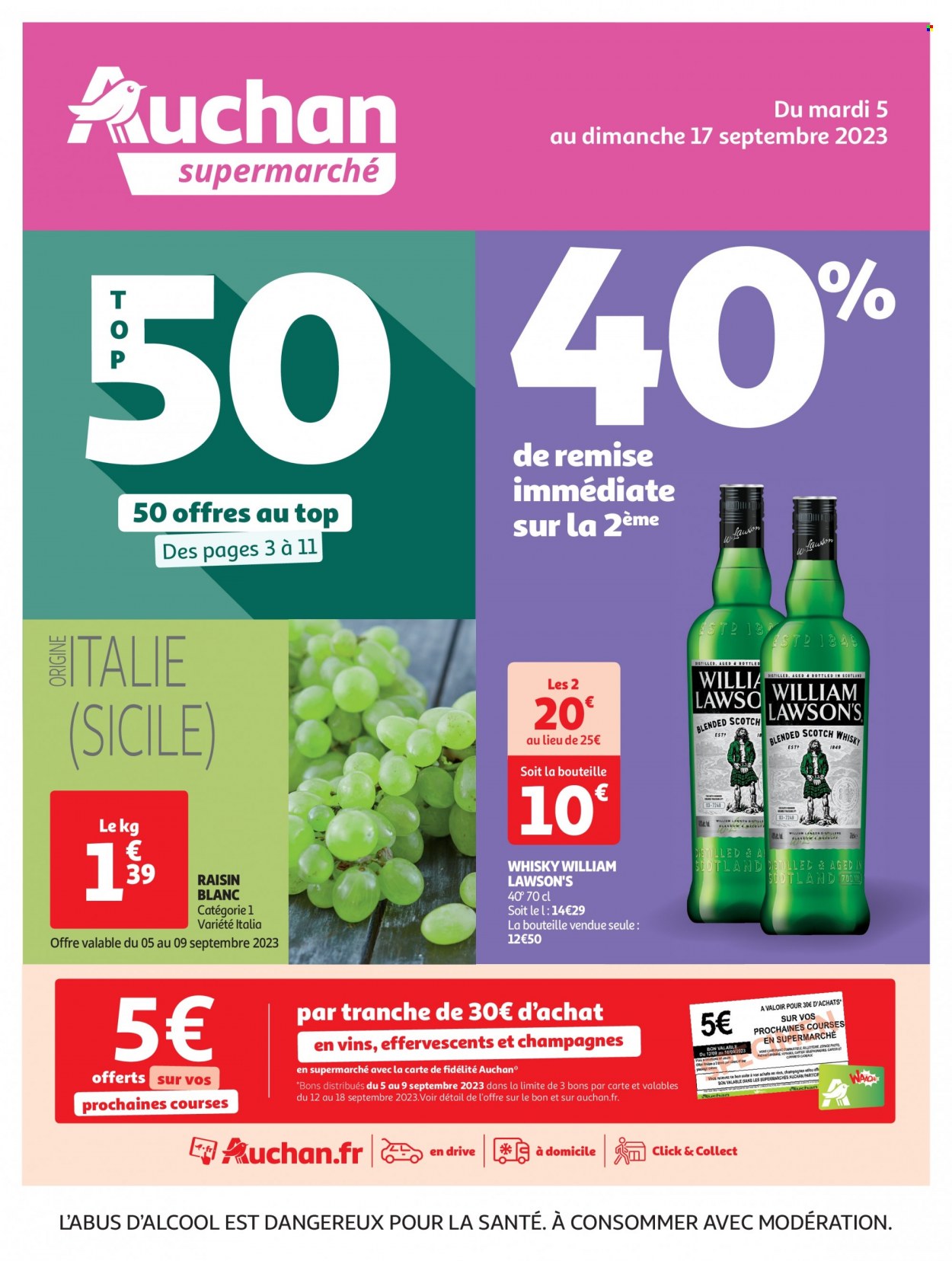 Catalogue Auchan - 05/09/2023 - 17/09/2023. Page 1