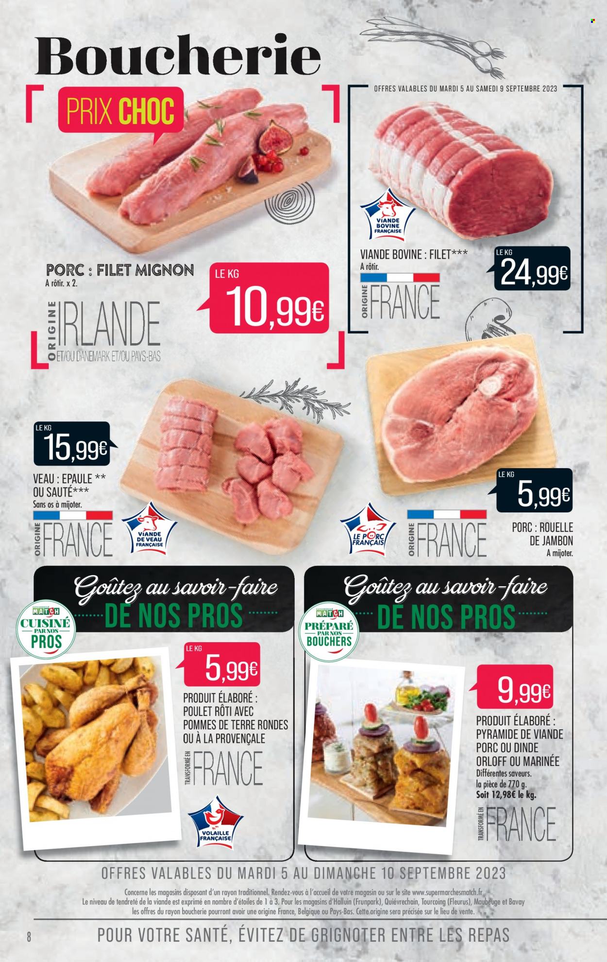 Catalogue Supermarché Match - 05/09/2023 - 17/09/2023. Page 8