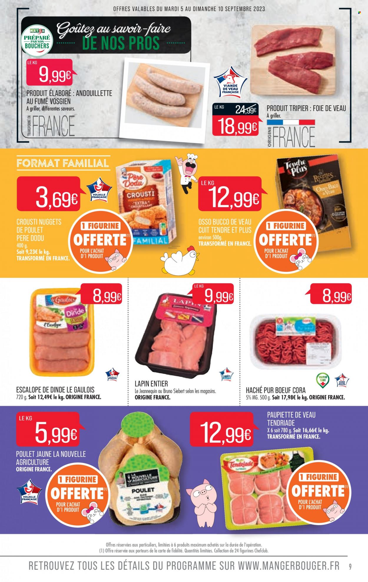 Catalogue Supermarché Match - 05/09/2023 - 17/09/2023. Page 9