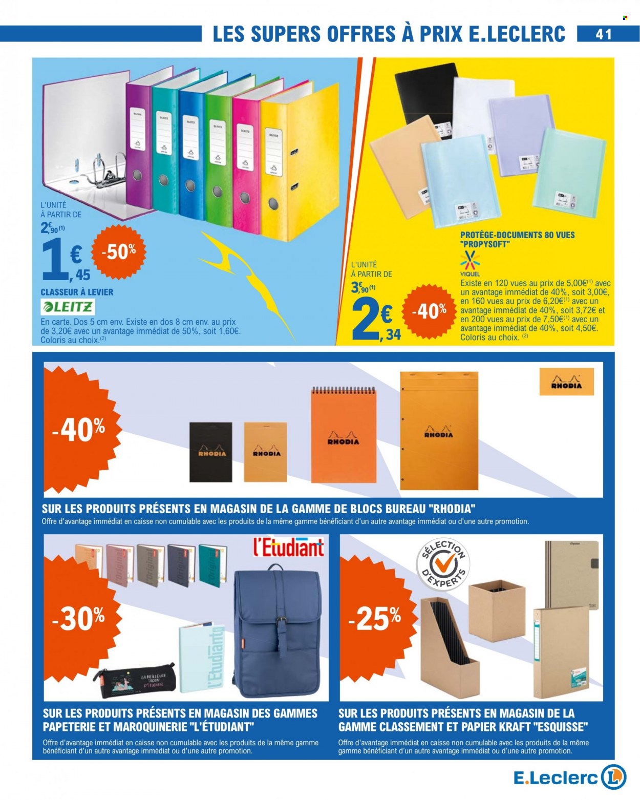 Catalogue E.Leclerc - 05/09/2023 - 16/09/2023. Page 41