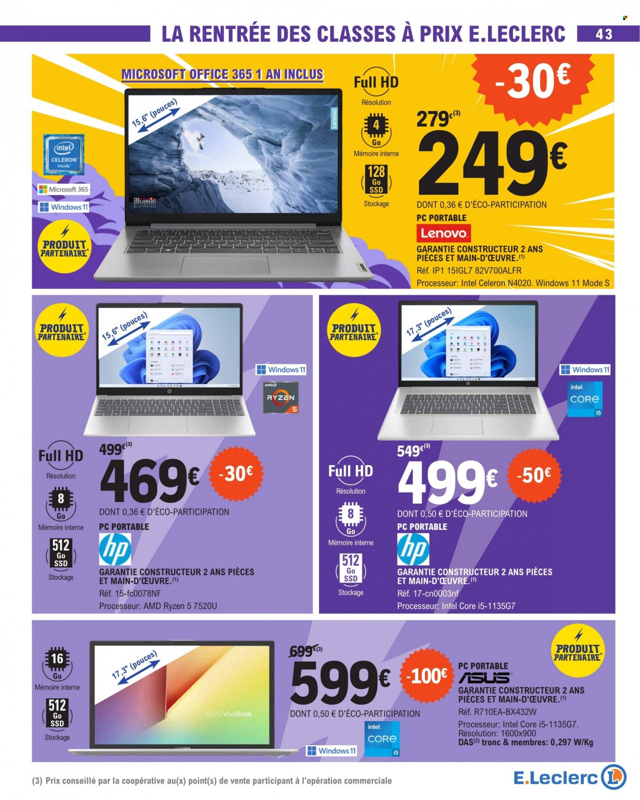 Catalogue E.Leclerc - 05/09/2023 - 16/09/2023. Page 43