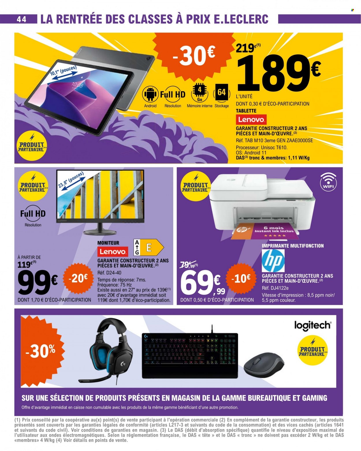 Catalogue E.Leclerc - 05/09/2023 - 16/09/2023. Page 44