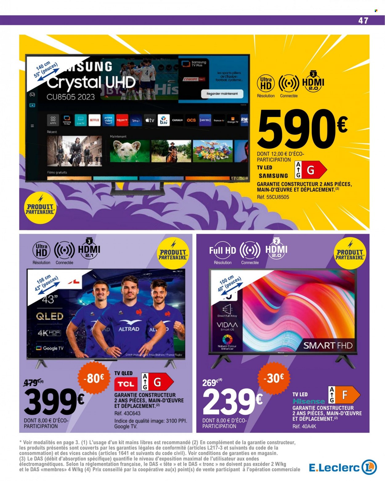 Catalogue E.Leclerc - 05/09/2023 - 16/09/2023. Page 47