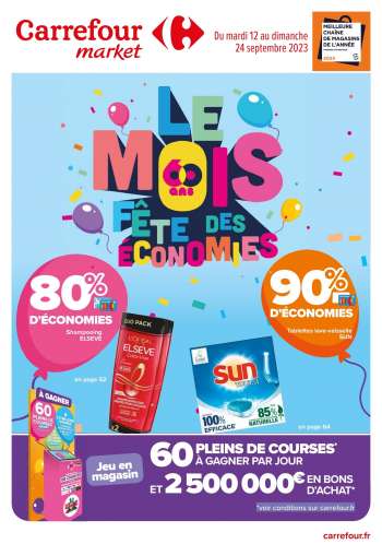Catalogue Carrefour Market - 12/09/2023 - 24/09/2023.