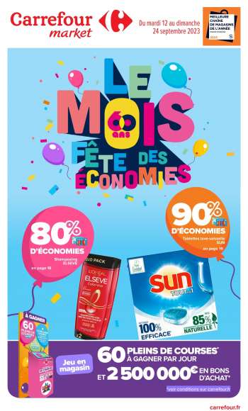 Catalogue Carrefour Market - 12/09/2023 - 24/09/2023.