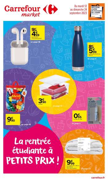 Catalogue Carrefour Market - 12/09/2023 - 24/09/2023.