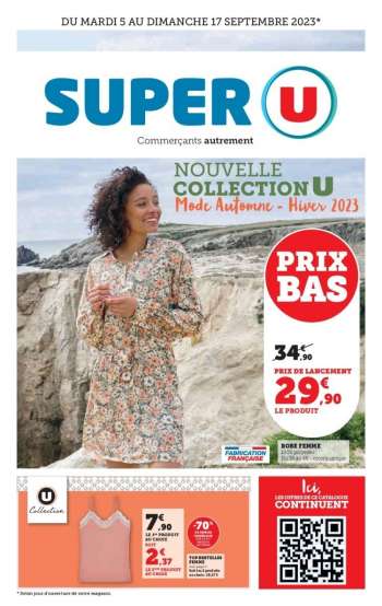 Catalogue SUPER U - 05/09/2023 - 17/09/2023.