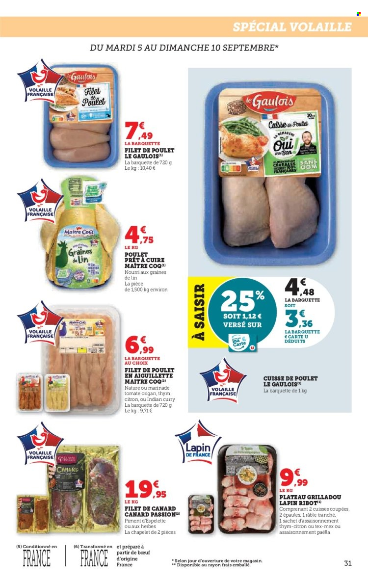 Catalogue SUPER U - 05/09/2023 - 17/09/2023. Page 31