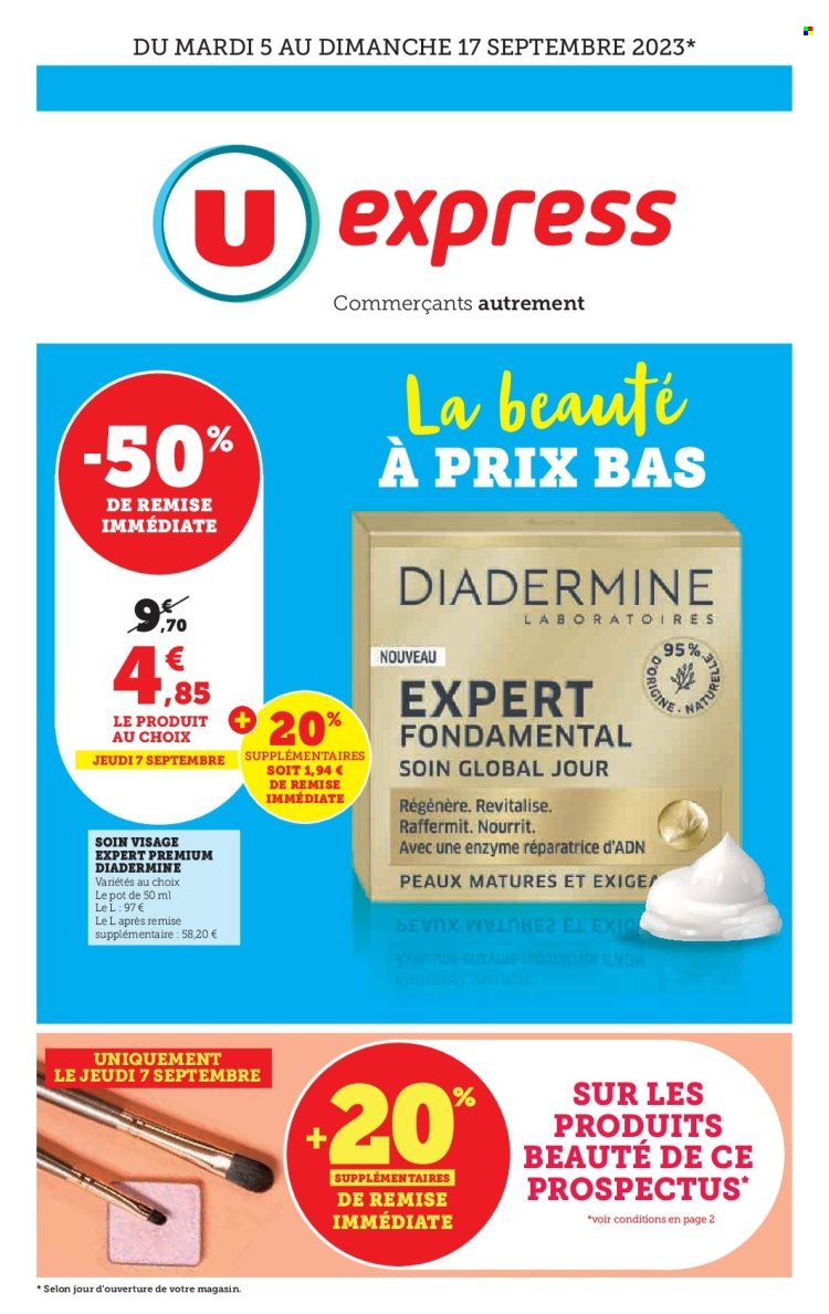 Catalogue U express - 05/09/2023 - 17/09/2023. Page 1