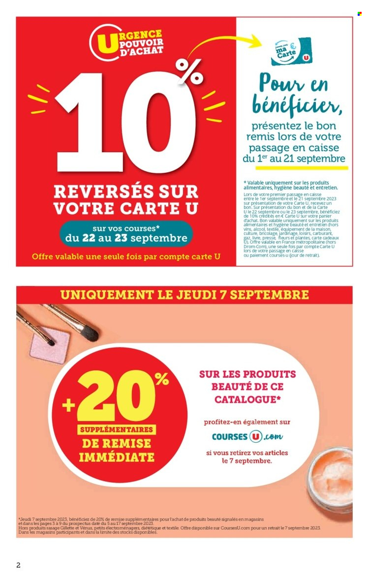 Catalogue U express - 05/09/2023 - 17/09/2023. Page 2