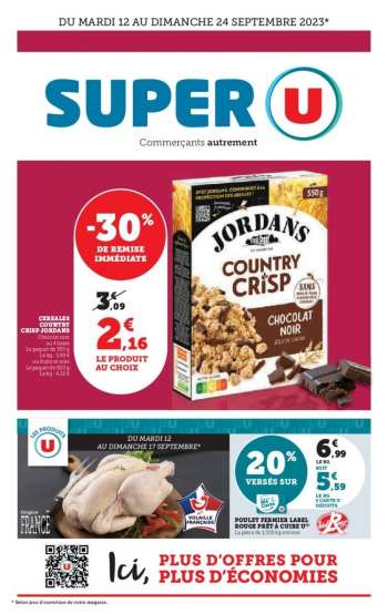 Catalogue SUPER U - 12/09/2023 - 24/09/2023.