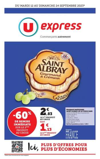 Catalogue U express - 12/09/2023 - 24/09/2023.