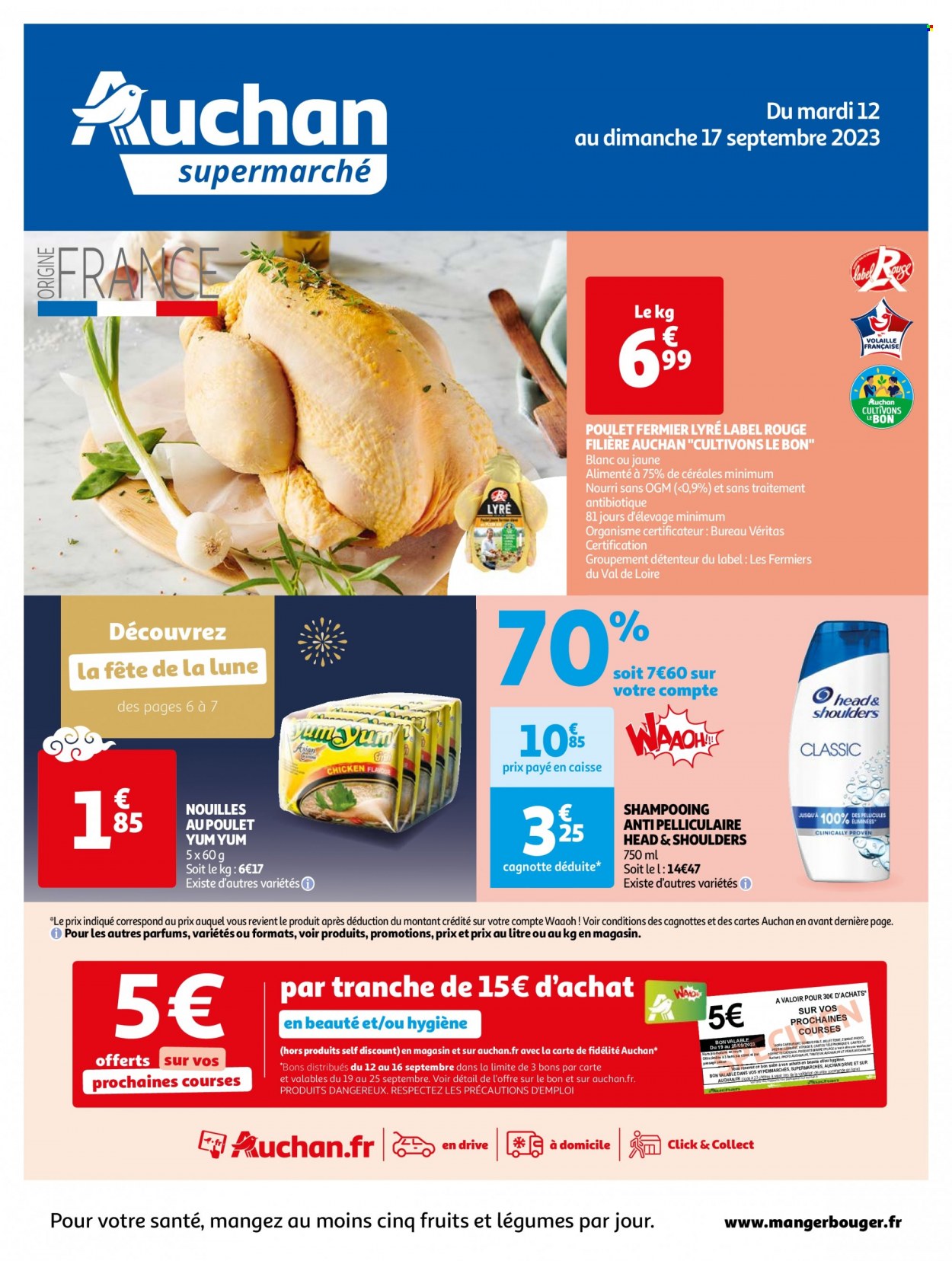 Catalogue Auchan - 12/09/2023 - 17/09/2023. Page 1