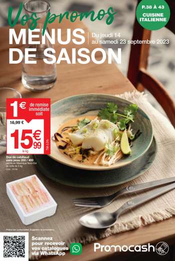 Catalogue Promocash - 14/09/2023 - 23/09/2023.