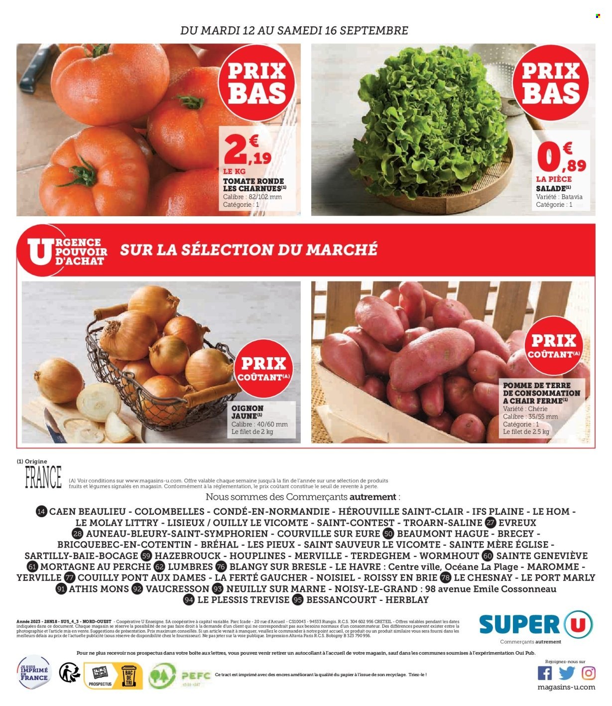 Catalogue SUPER U - 12/09/2023 - 17/09/2023. Page 4