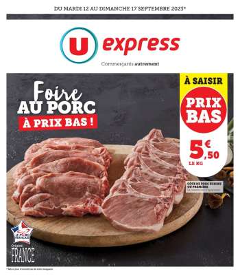 Catalogue U express - 12/09/2023 - 17/09/2023.