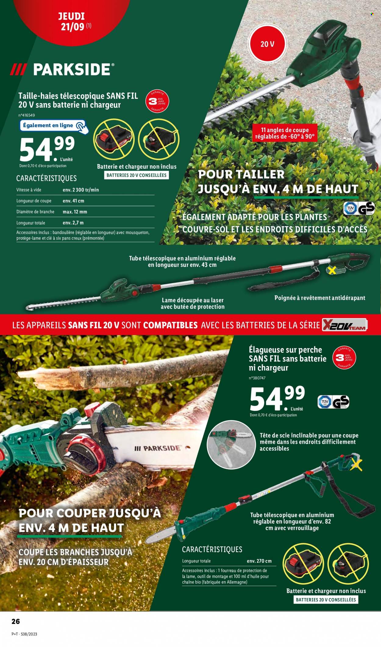 Catalogue Lidl - 20/09/2023 - 26/09/2023. Page 30
