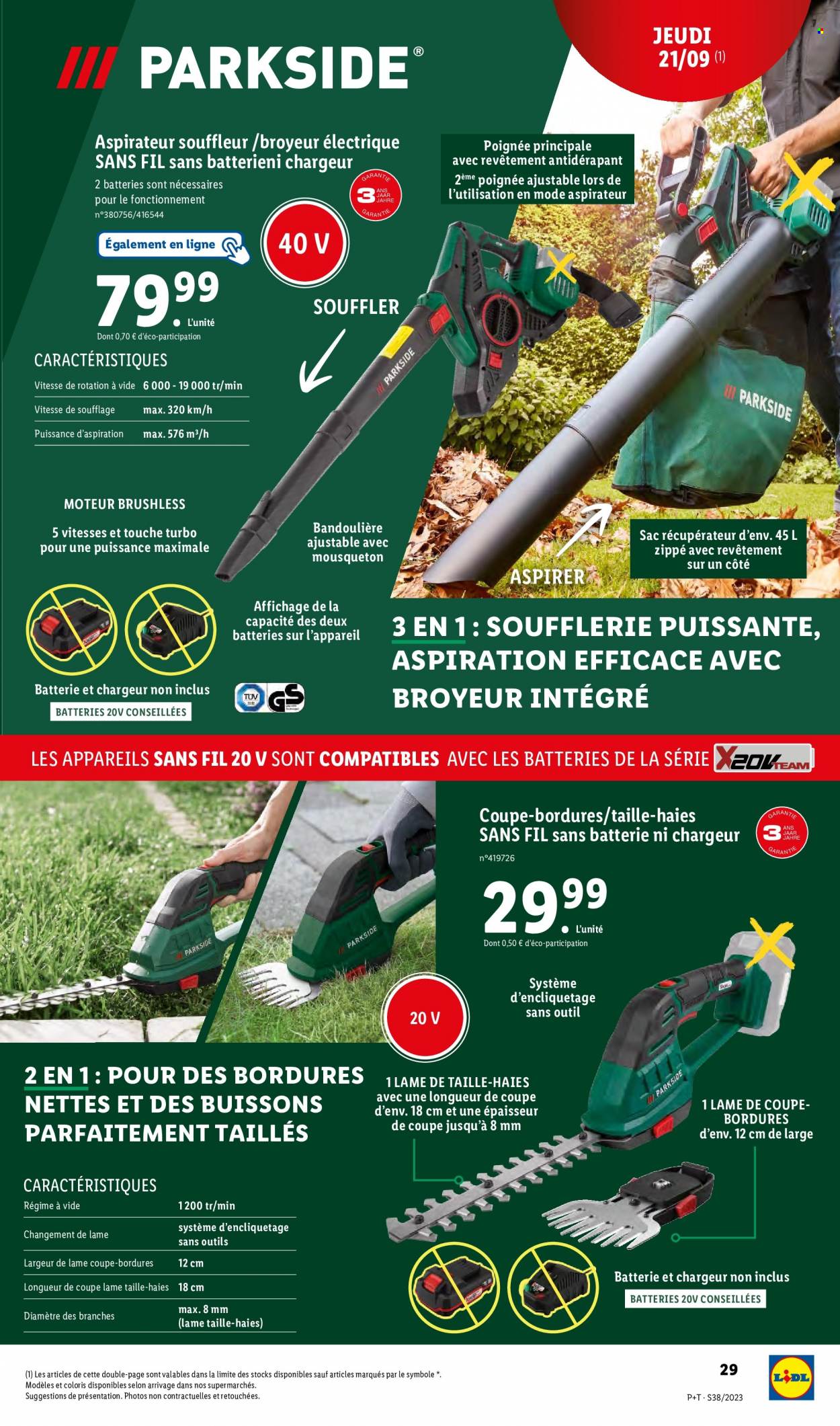 Catalogue Lidl - 20/09/2023 - 26/09/2023. Page 33