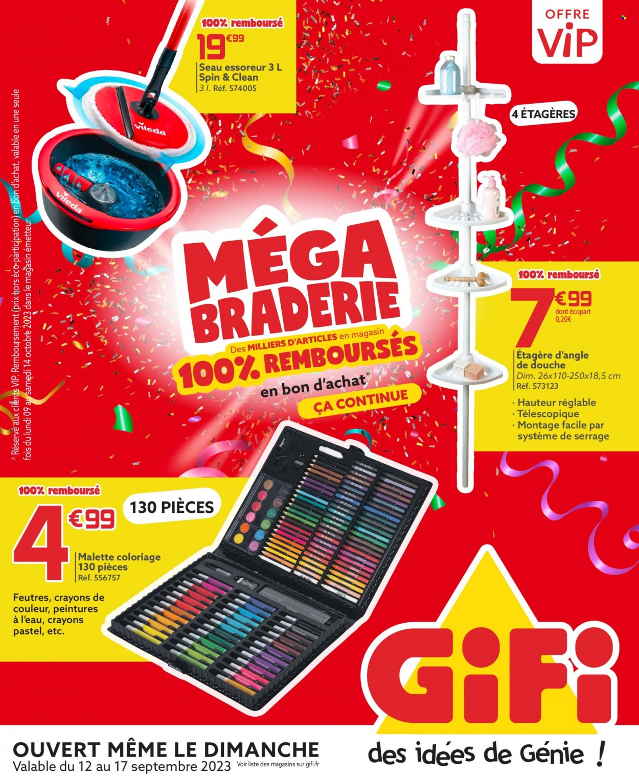 Catalogue GiFi - 12/09/2023 - 17/09/2023. Page 1