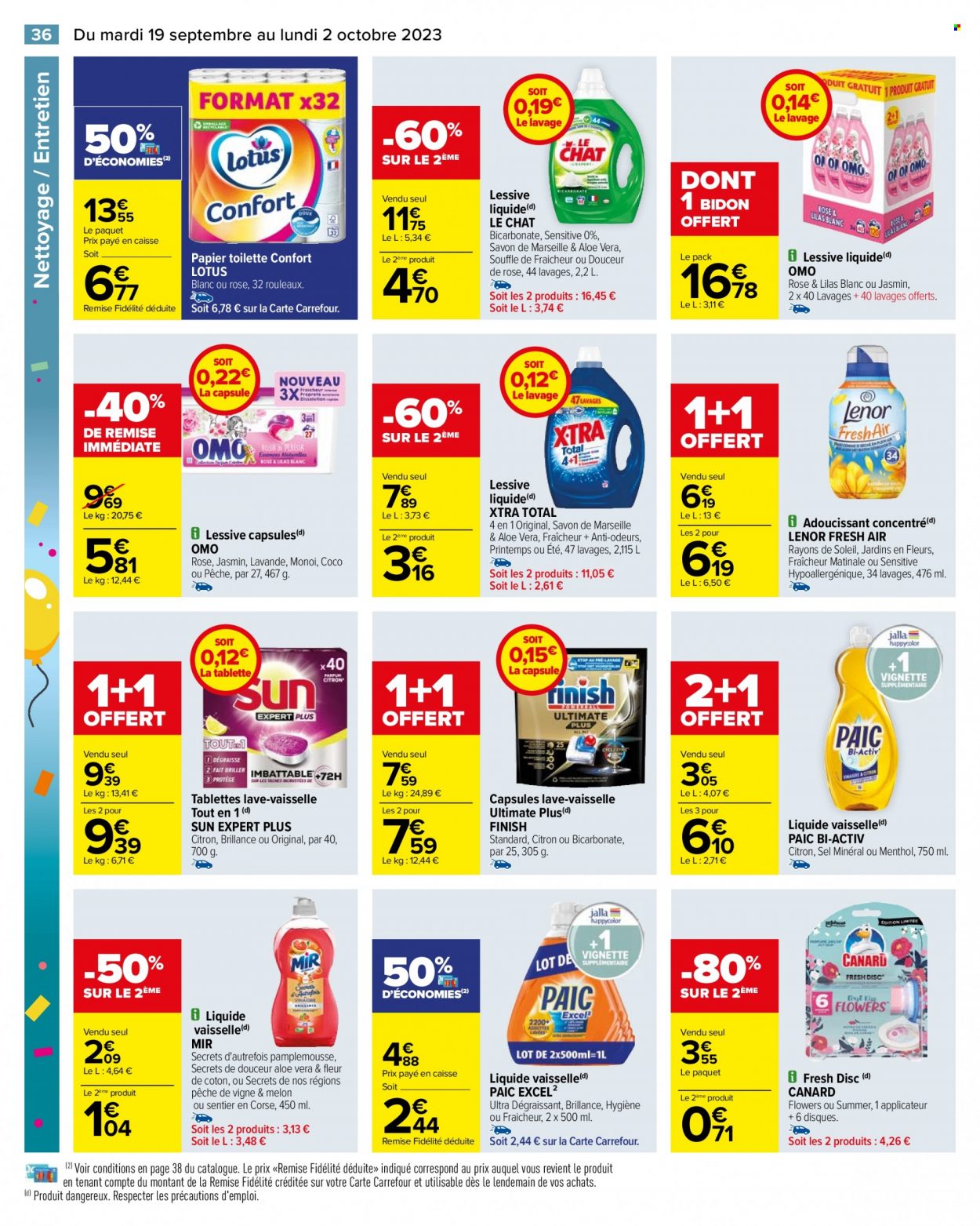 Catalogue Carrefour Hypermarchés - 19/09/2023 - 02/10/2023. Page 38