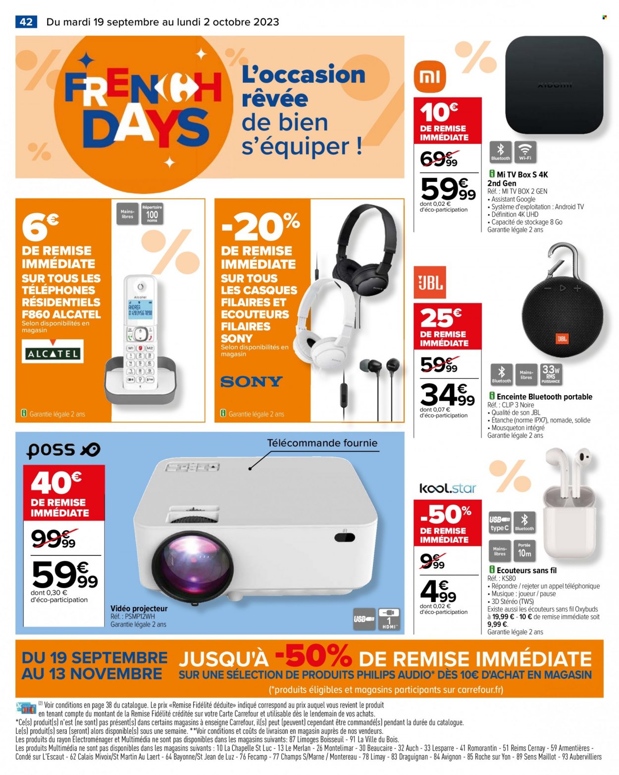 Catalogue Carrefour Hypermarchés - 19/09/2023 - 02/10/2023. Page 44