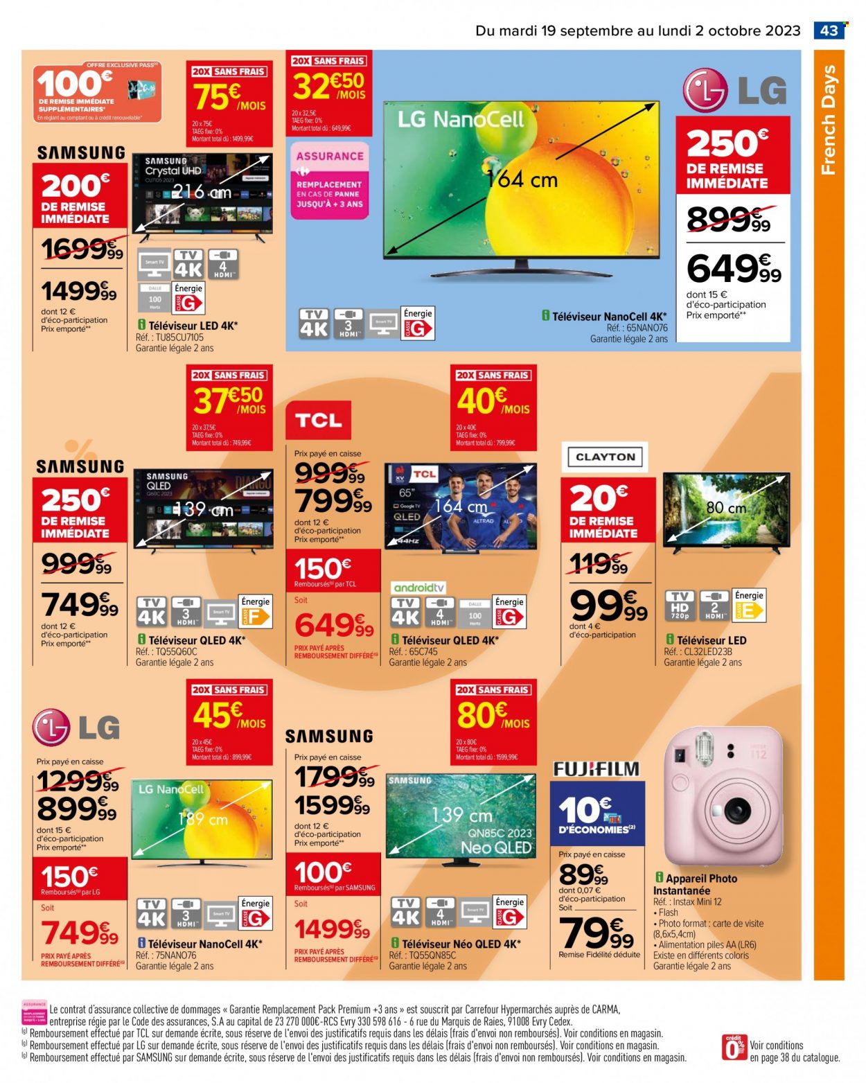 Catalogue Carrefour Hypermarchés - 19/09/2023 - 02/10/2023. Page 45