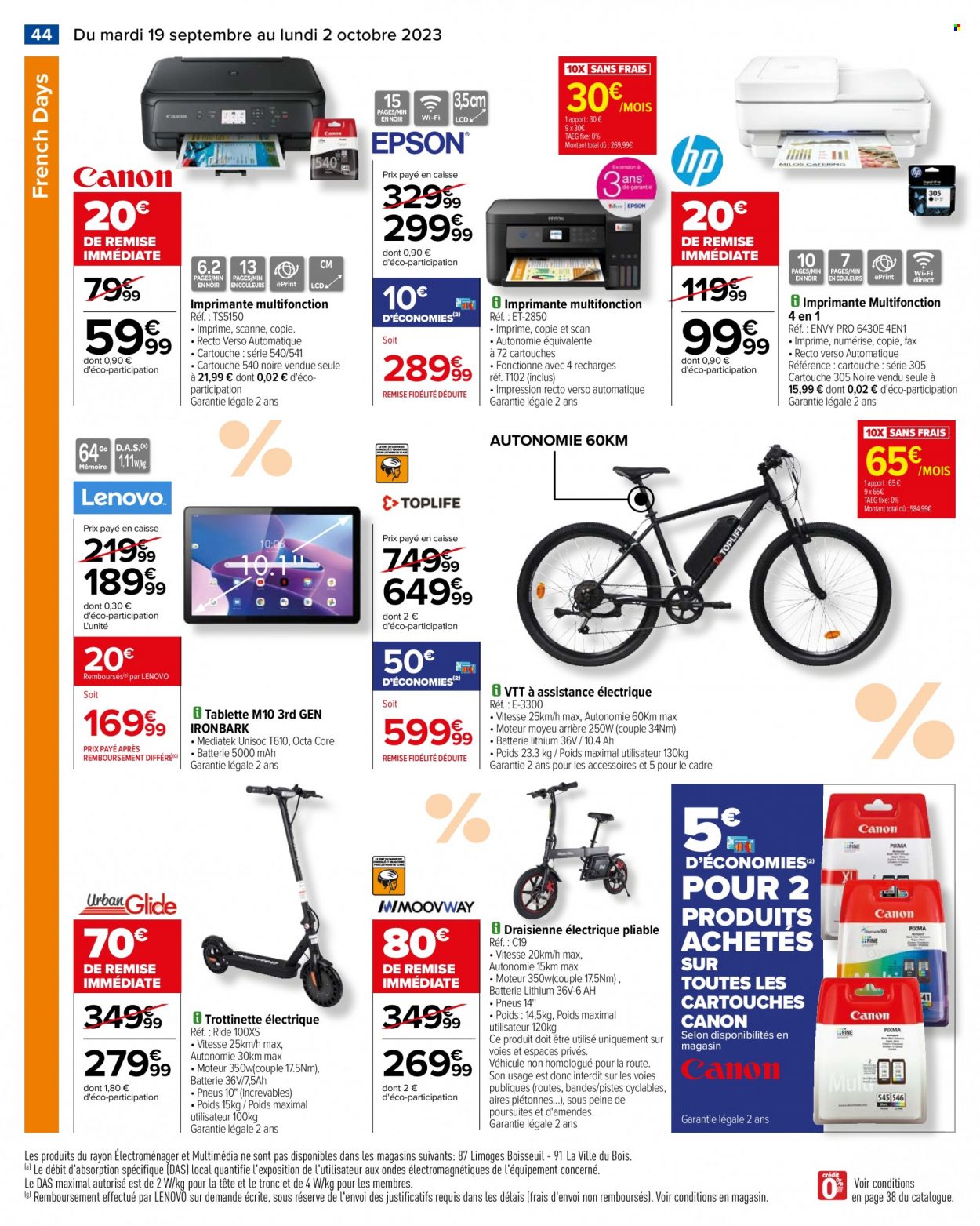 Catalogue Carrefour Hypermarchés - 19/09/2023 - 02/10/2023. Page 46