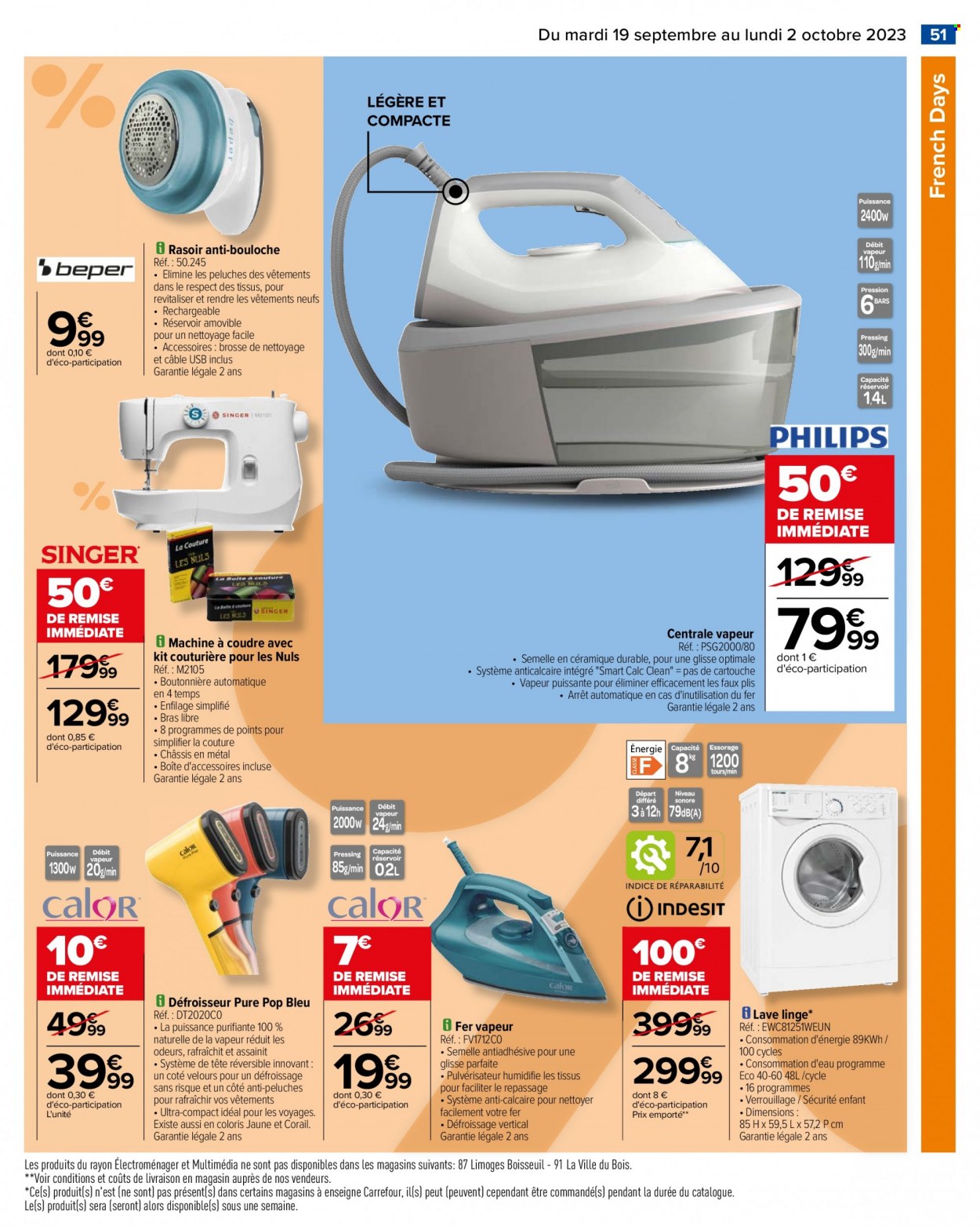 Catalogue Carrefour Hypermarchés - 19/09/2023 - 02/10/2023. Page 53