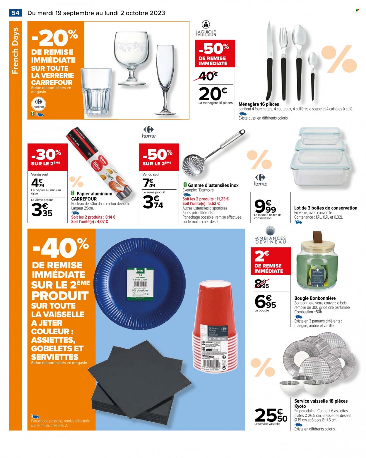 Catalogue Carrefour Hypermarchés - 19/09/2023 - 02/10/2023. Page 56