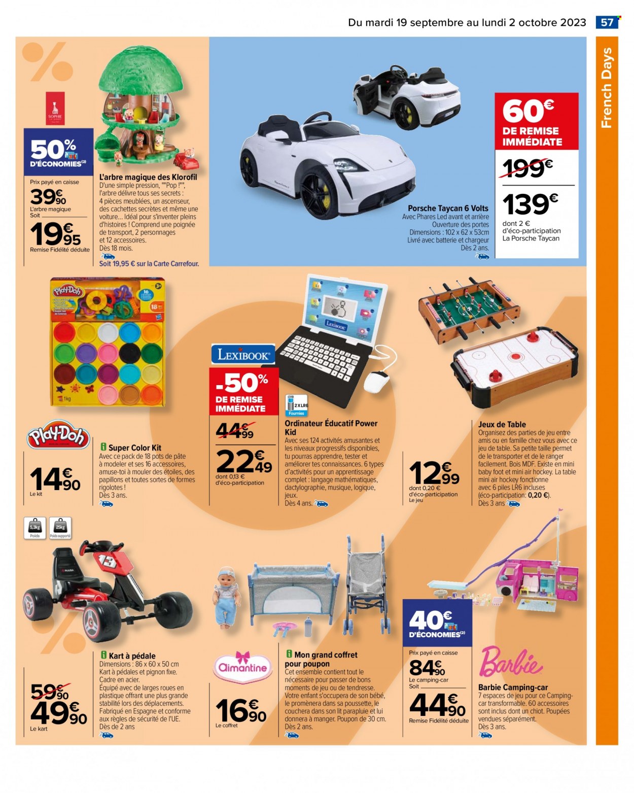 Catalogue Carrefour Hypermarchés - 19/09/2023 - 02/10/2023. Page 59