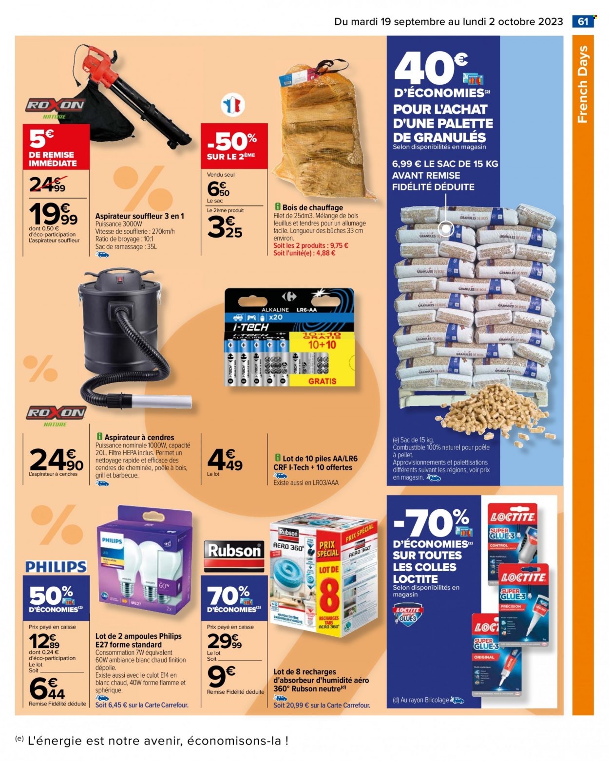 Catalogue Carrefour Hypermarchés - 19/09/2023 - 02/10/2023. Page 63
