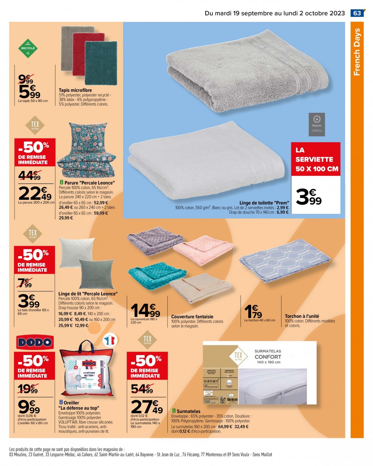 Catalogue Carrefour Hypermarchés - 19/09/2023 - 02/10/2023. Page 65