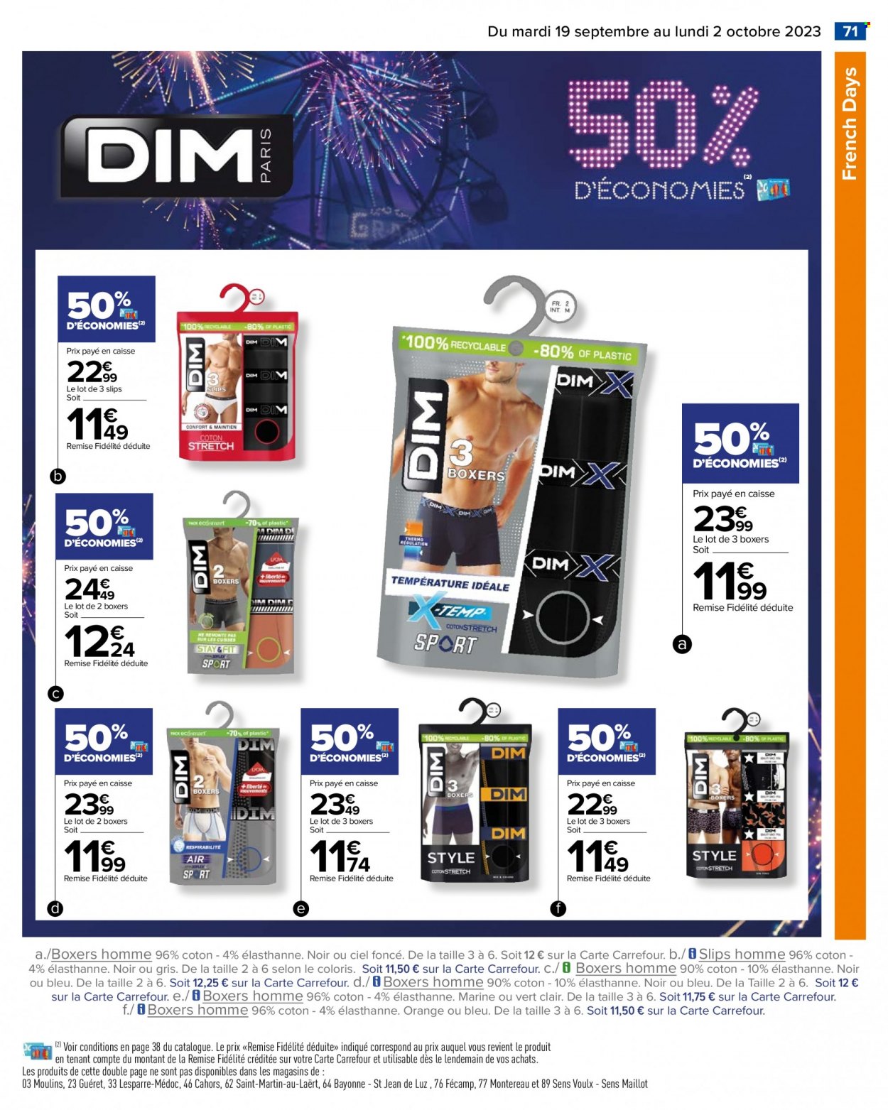 Catalogue Carrefour Hypermarchés - 19/09/2023 - 02/10/2023. Page 73