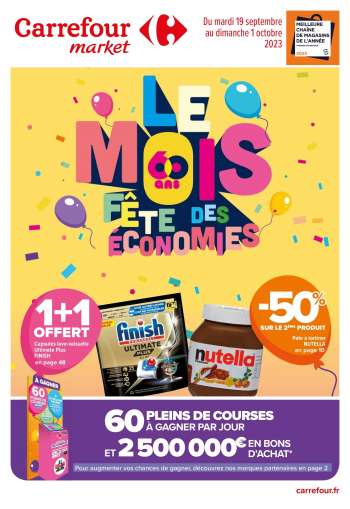 Catalogue Carrefour Market - 19/09/2023 - 01/10/2023.