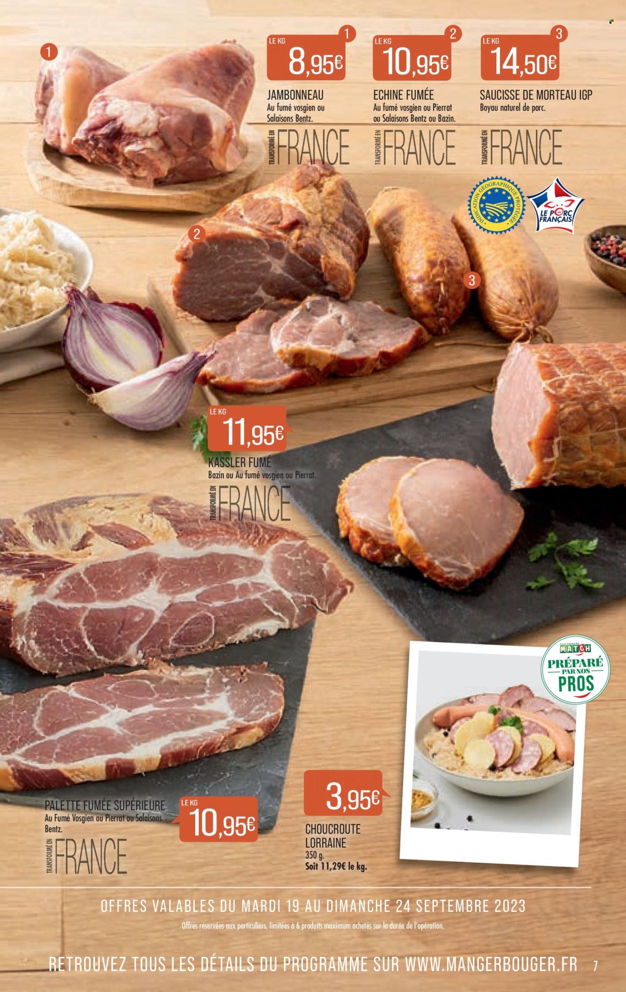 Catalogue Supermarché Match - 19/09/2023 - 01/10/2023. Page 7