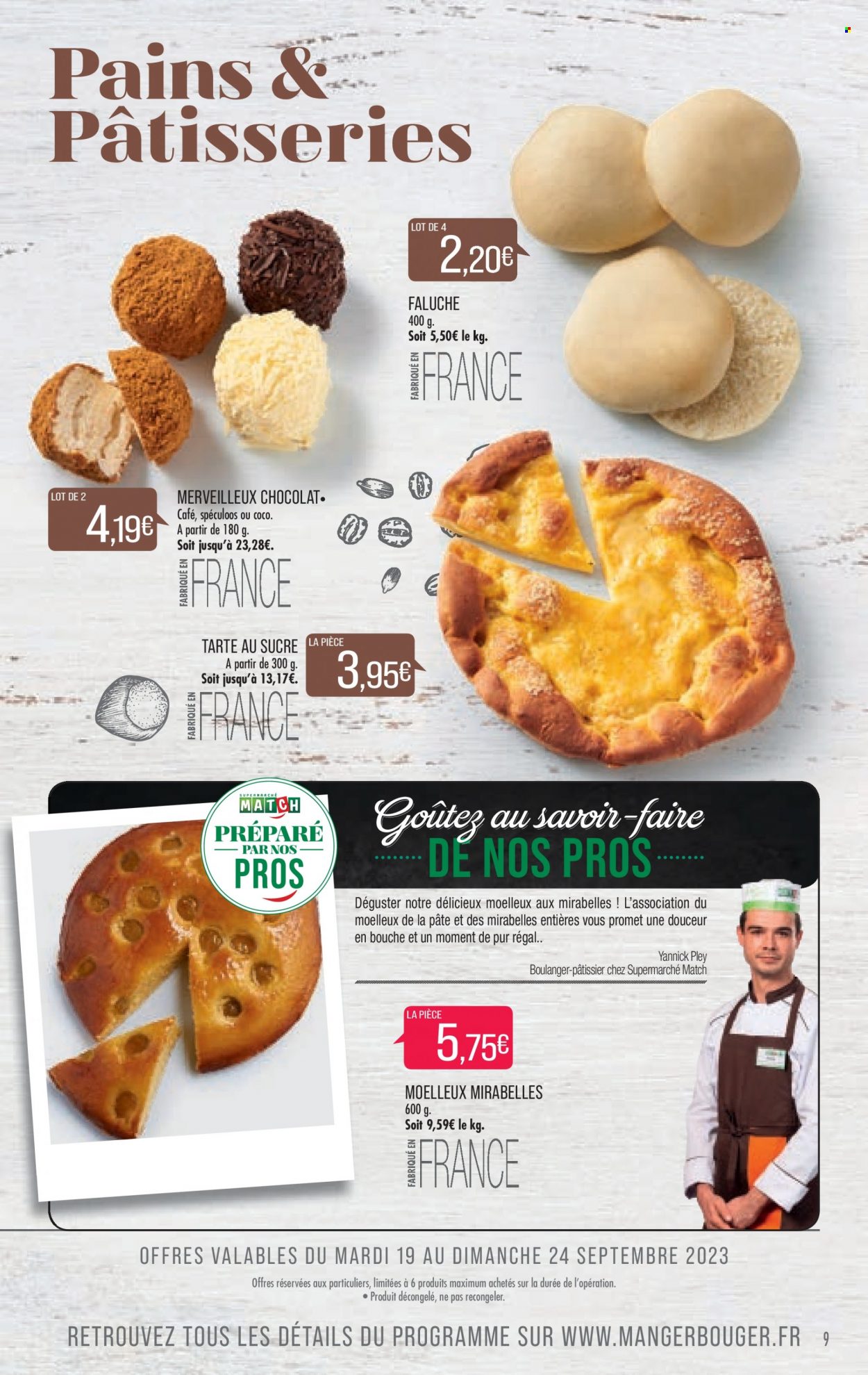 Catalogue Supermarché Match - 19/09/2023 - 01/10/2023. Page 9
