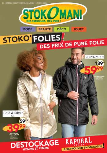 Catalogue Stokomani - 20/09/2023 - 01/10/2023.