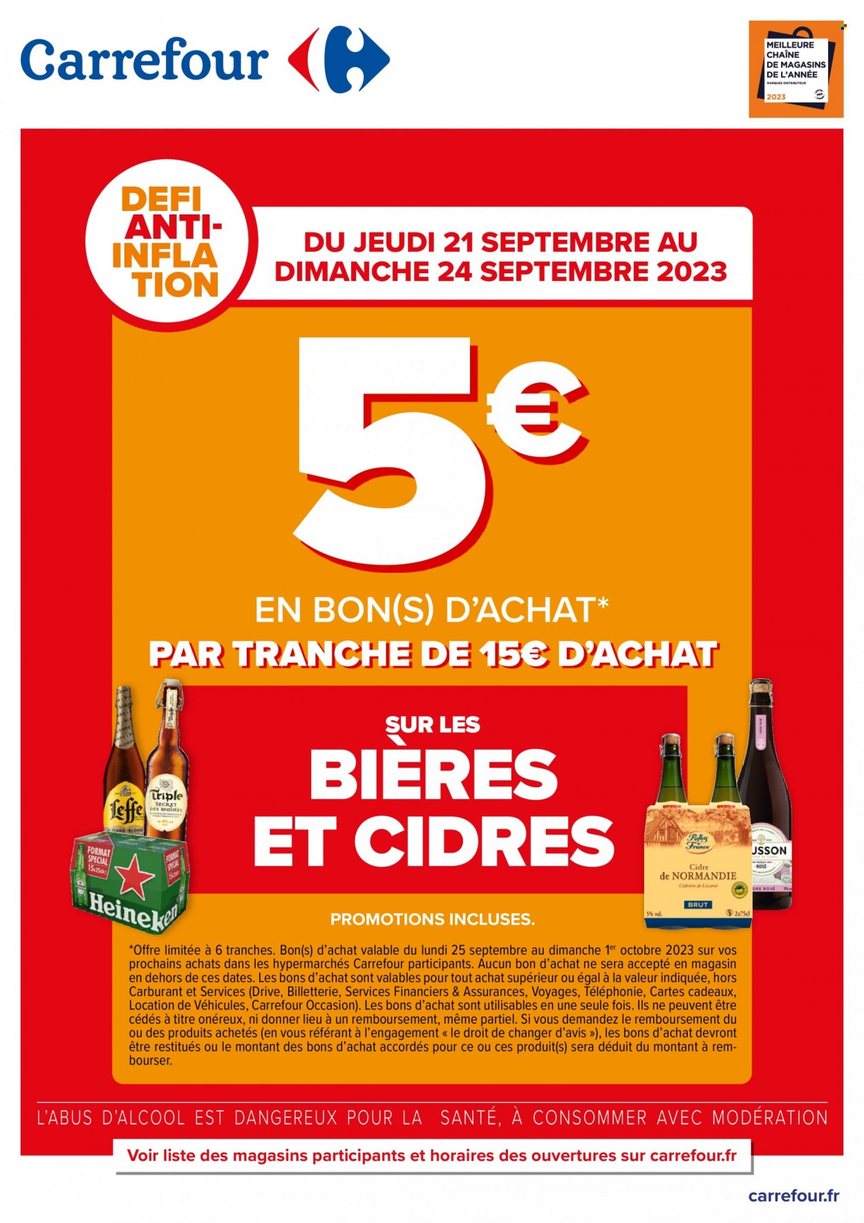 Catalogue Carrefour Hypermarchés - 19/09/2023 - 24/09/2023. Page 1