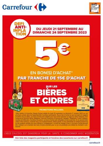Catalogue Carrefour Hypermarchés - 19/09/2023 - 24/09/2023.