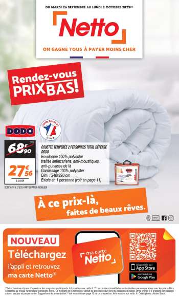 Catalogue Netto - 26/09/2023 - 02/10/2023.