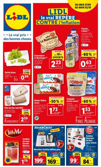 Catalogue Lidl - 27/09/2023 - 03/10/2023.