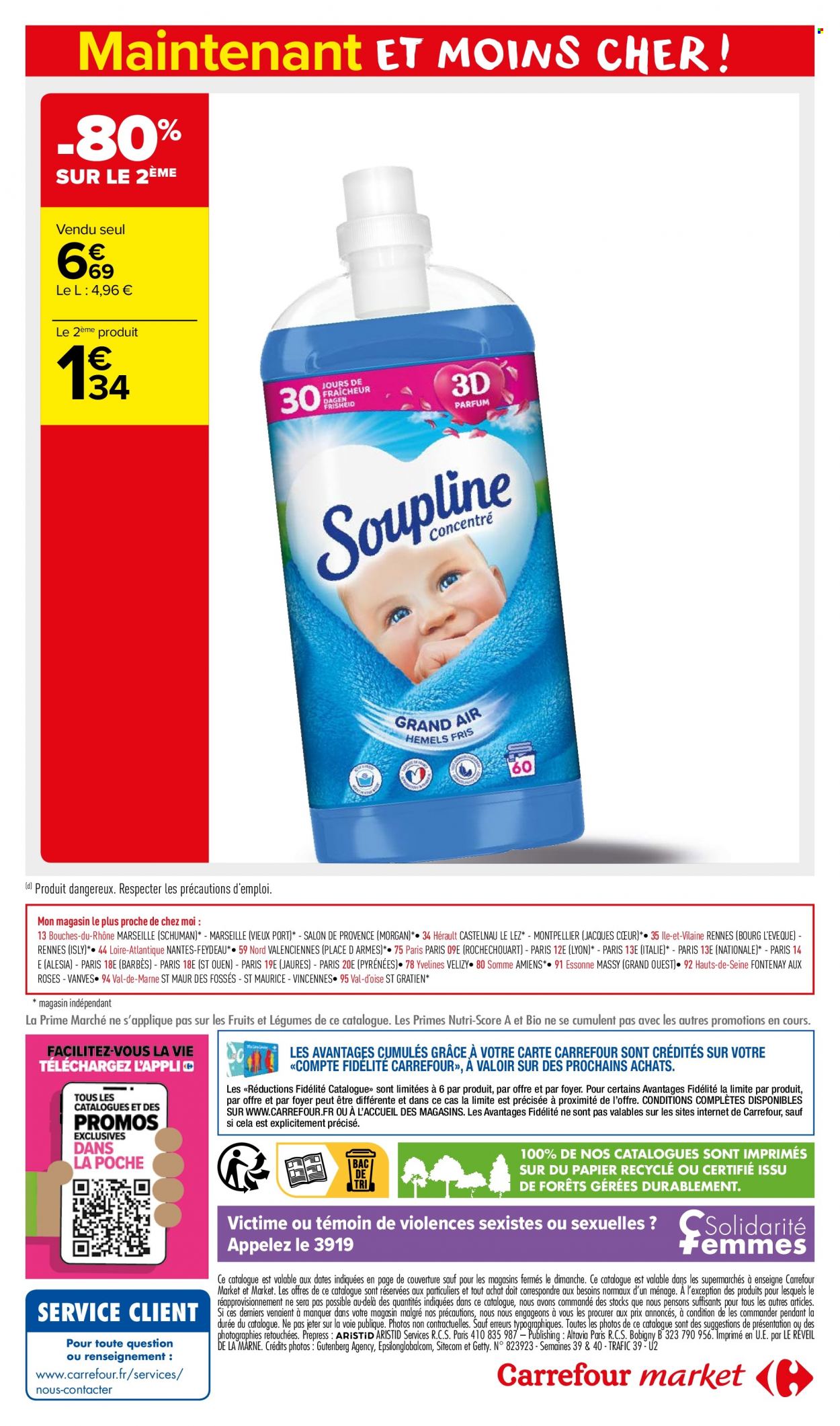 Catalogue Carrefour Market. Page 20