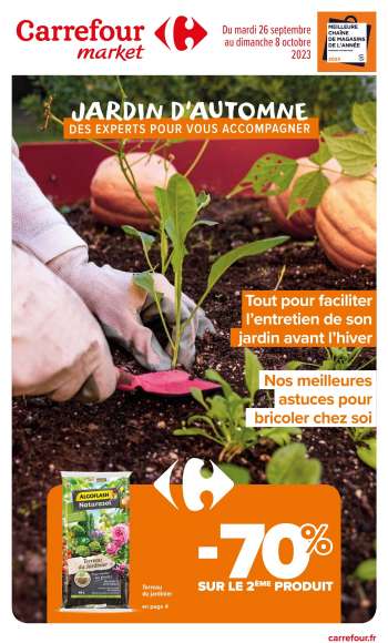 Catalogue Carrefour Market - 26/09/2023 - 08/10/2023.
