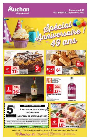 Catalogue Auchan - 27/09/2023 - 30/09/2023.
