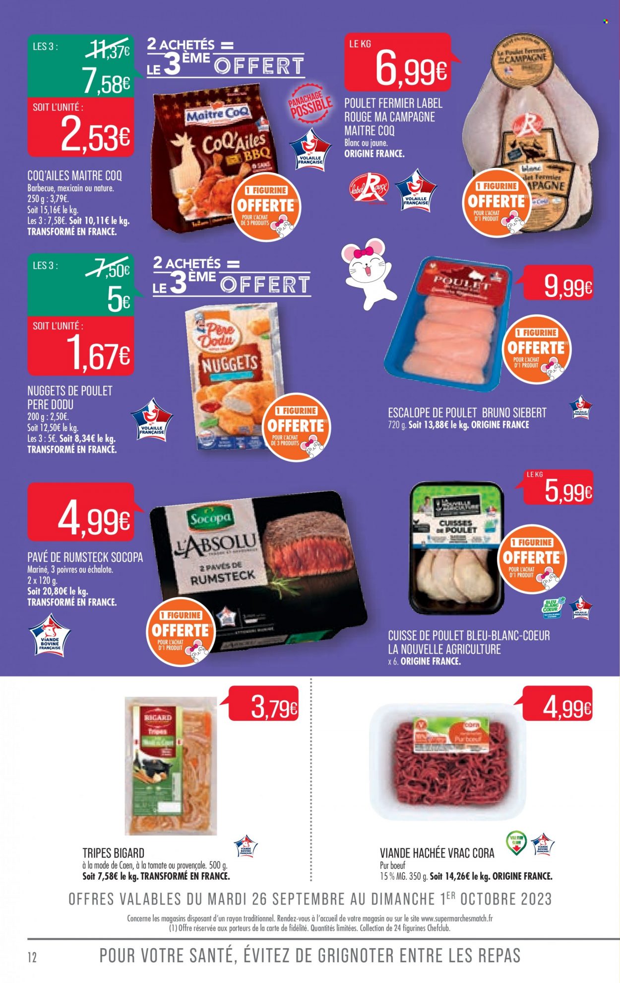 Catalogue Supermarché Match - 26/09/2023 - 08/10/2023. Page 12