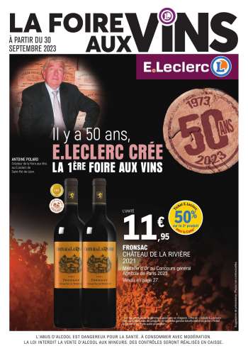 Catalogue E.Leclerc - 30/09/2023 - 14/10/2023.
