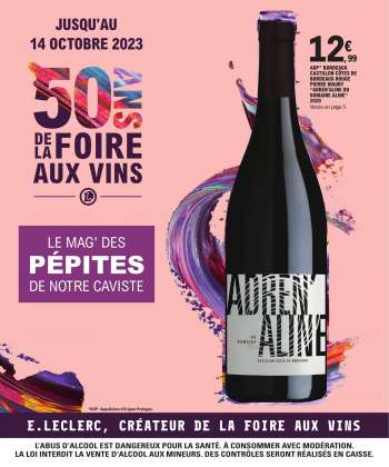 Catalogue E.Leclerc - 30/09/2023 - 14/10/2023.